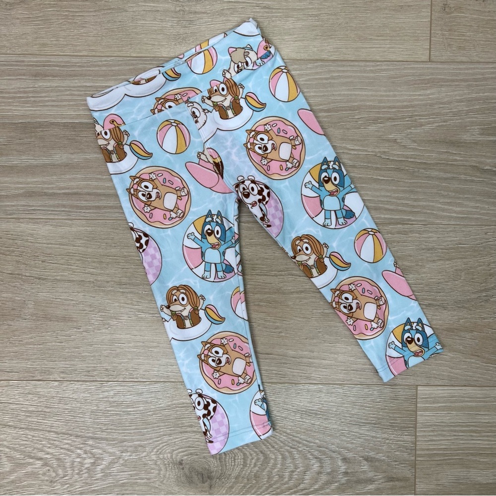 NEW Charlie’s Project Bluey Friends Pool Time Fun Leggings